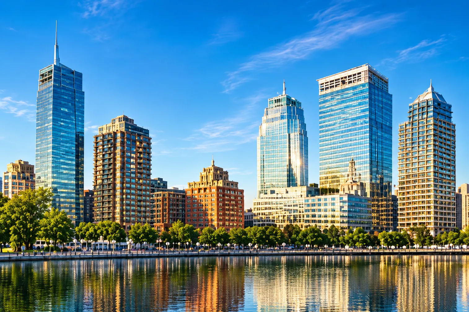 New Jersey skyline.