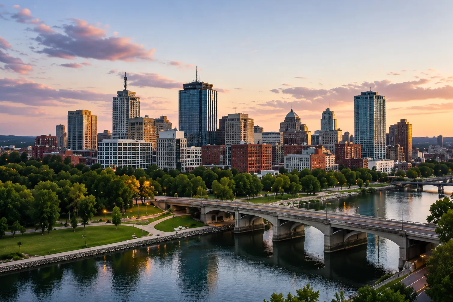 Ohio skyline.